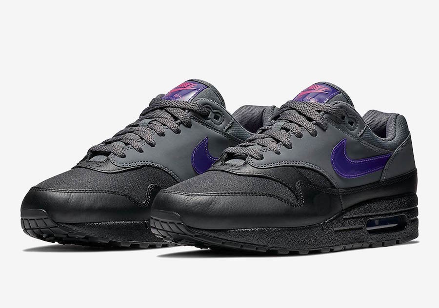 air max 1 dark grey fierce purple