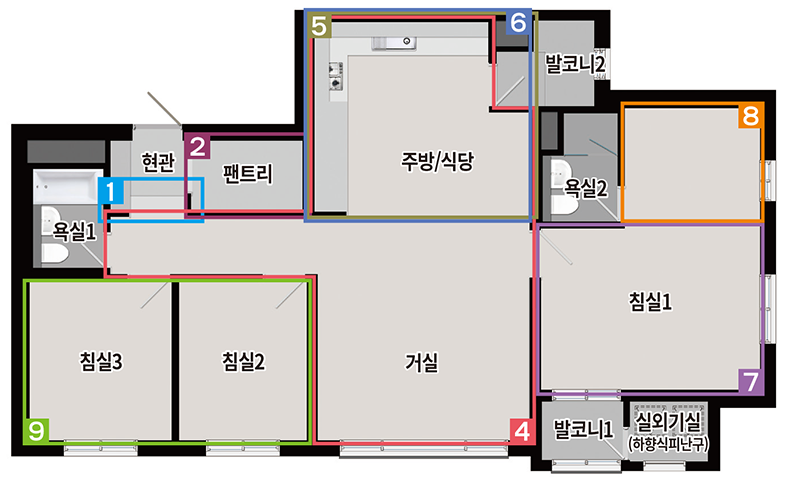 음성 푸르지오 센터피크 84B