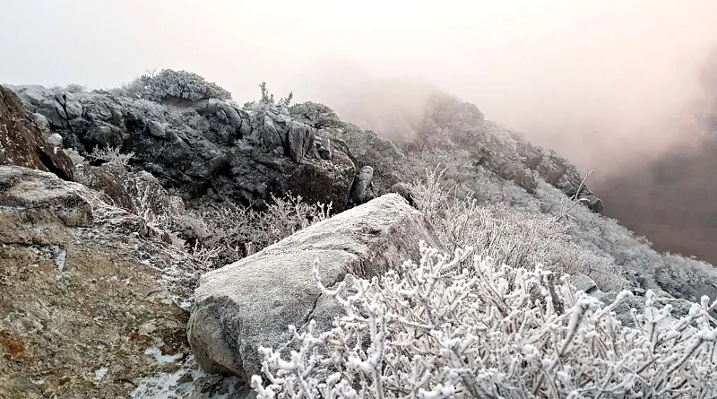 합천 가야산 설경