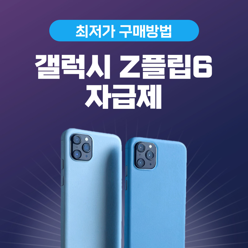 갤럭시Z플립6-자급제-최저가