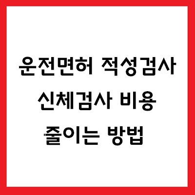 운전면허 적성검사