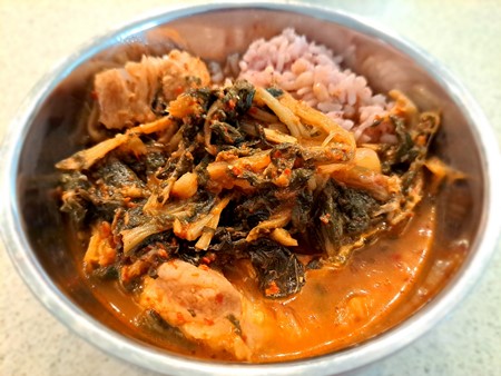 시래기 김치찌개