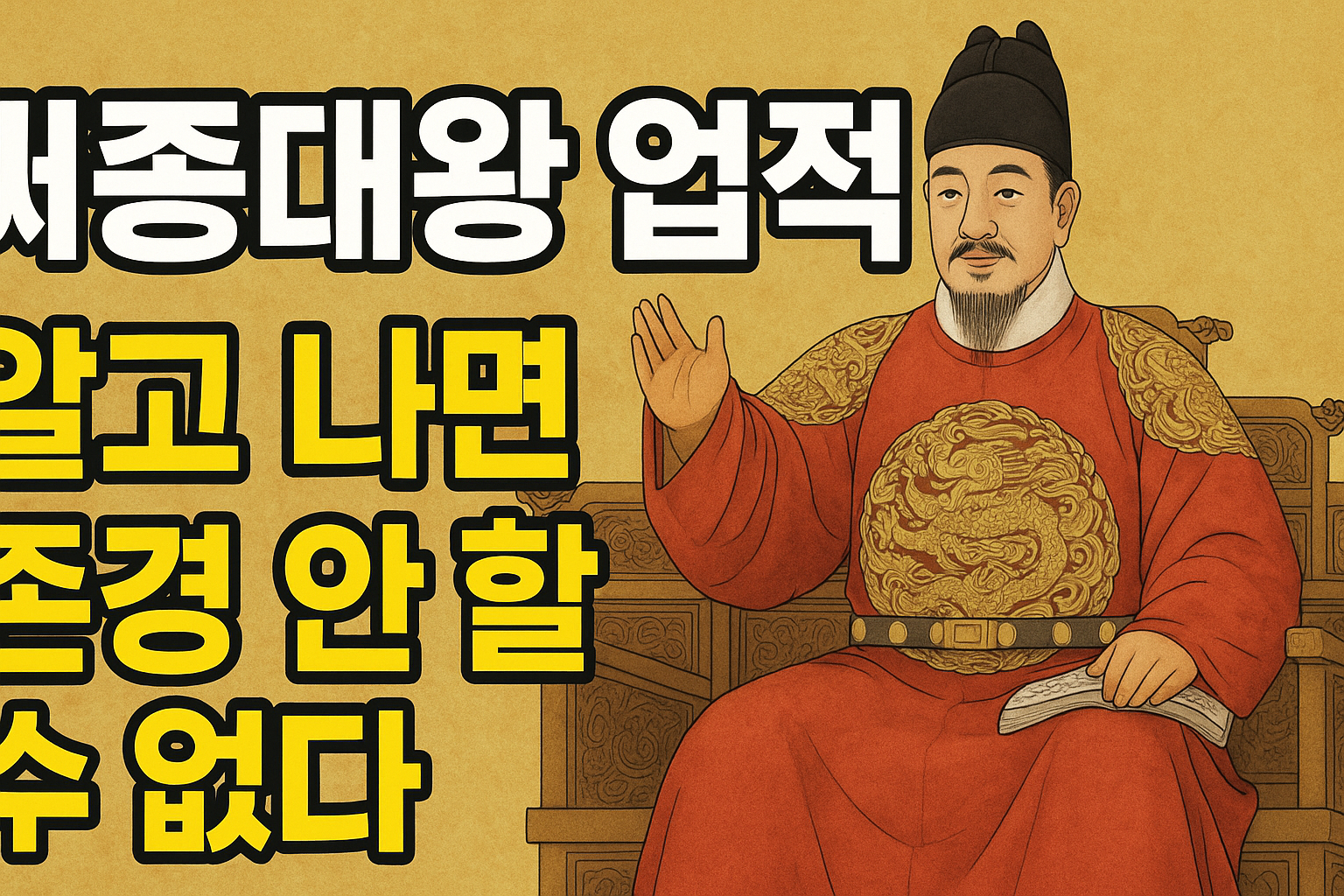 세종대왕 업적