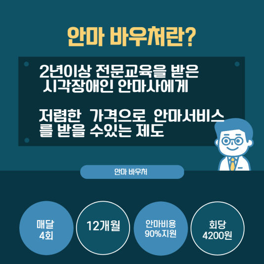 시각장애인 안마 바우처