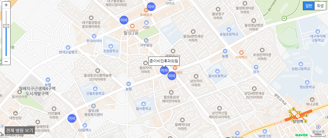 대구 이비인후과 일요일 진료 준이비인후과의원