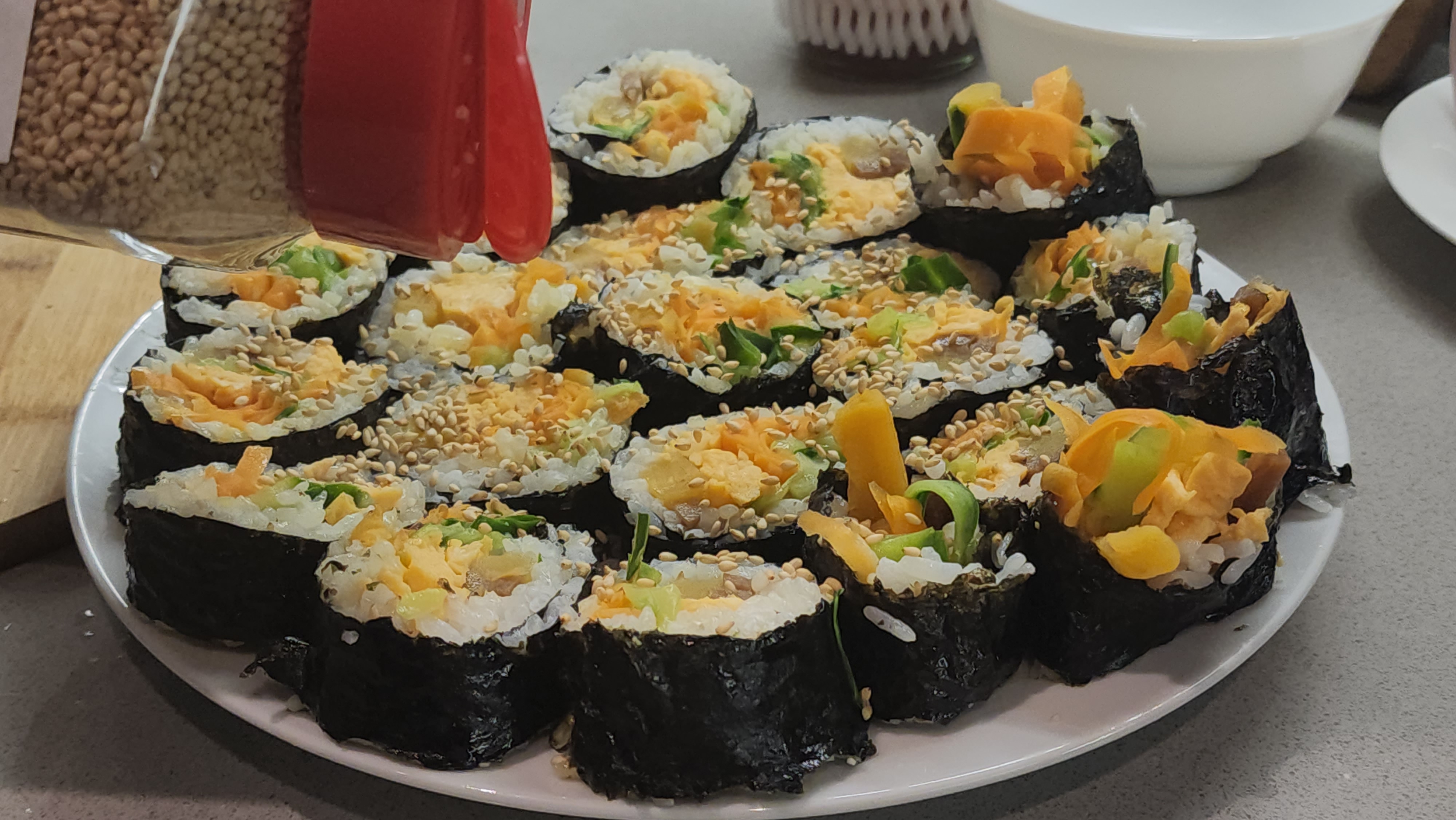 김밥과라면 이미지