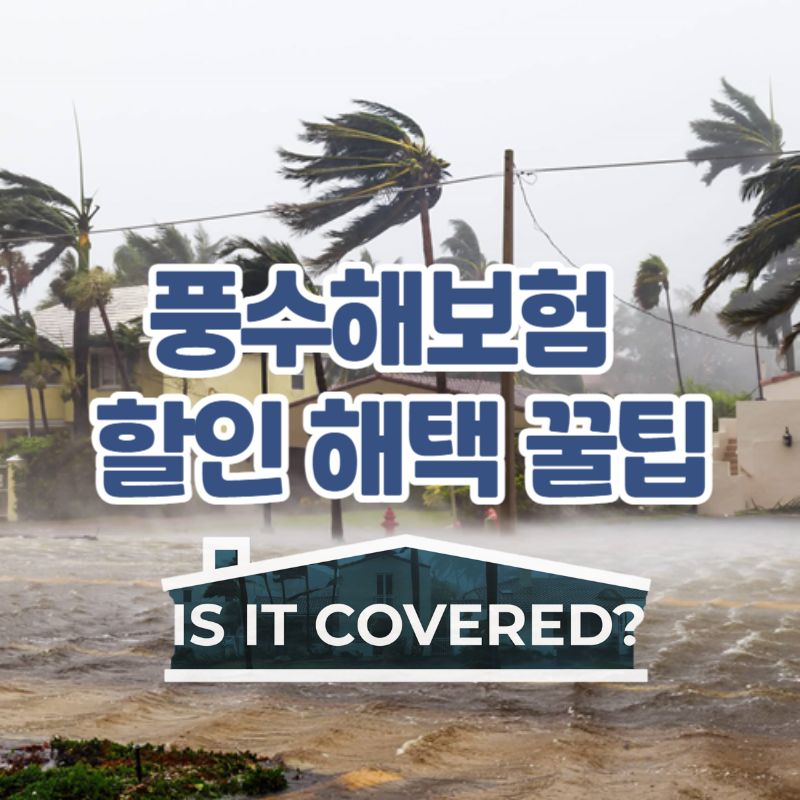  풍수해보험 꿀팁과 보험금 할인 지원금 및 자연재 총 9가지 해택받기