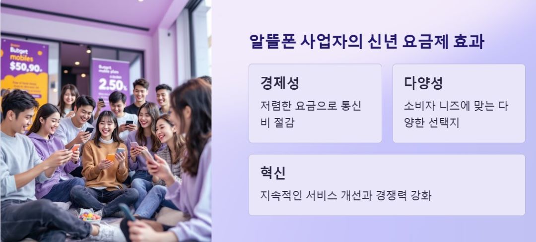 알뜰폰 사업자의 신년 요금제 효과