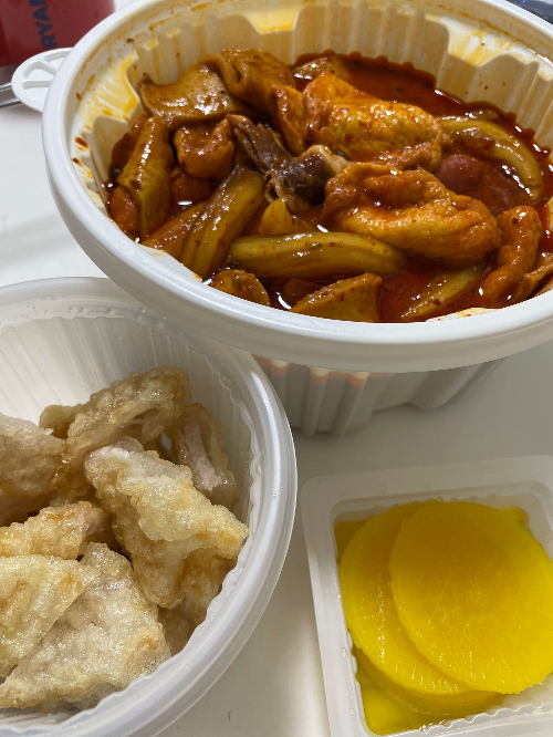 엽기떡볶이 마라떡볶이 꿔바로우 솔직 리뷰