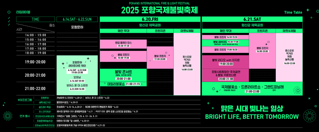2025 포항불빛축제 관람 꿀팁