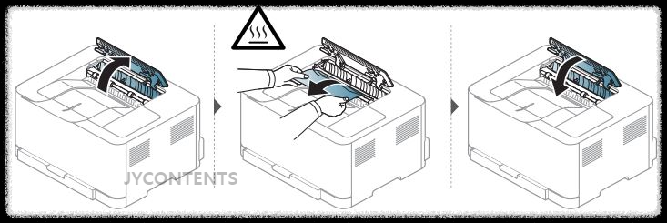 삼성 SL-C513W 레이저 프린터 프린터 용지 출구 용지 걸림 해결방법