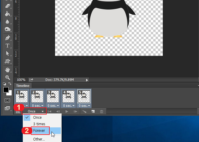 포토샵 타임라인 루프