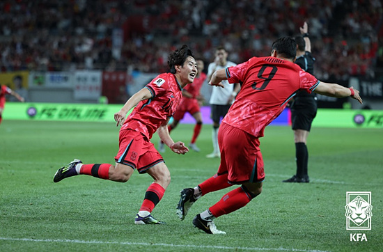 대한민국 : 중국 축구경기 하이라이트 보기, 사진출처 KFA