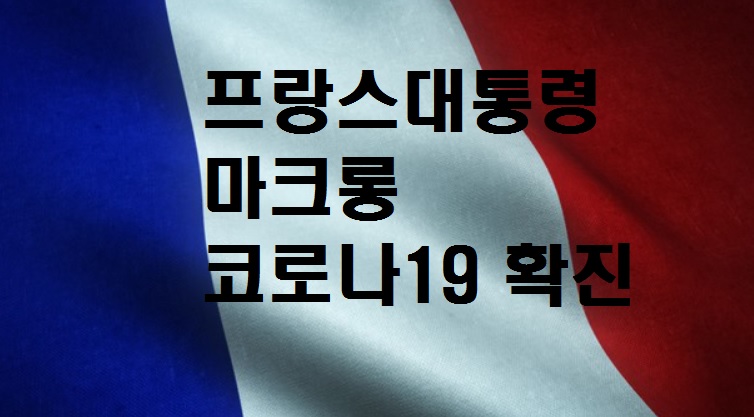  마크롱 프랑스 대통령 코로나 확진 판정