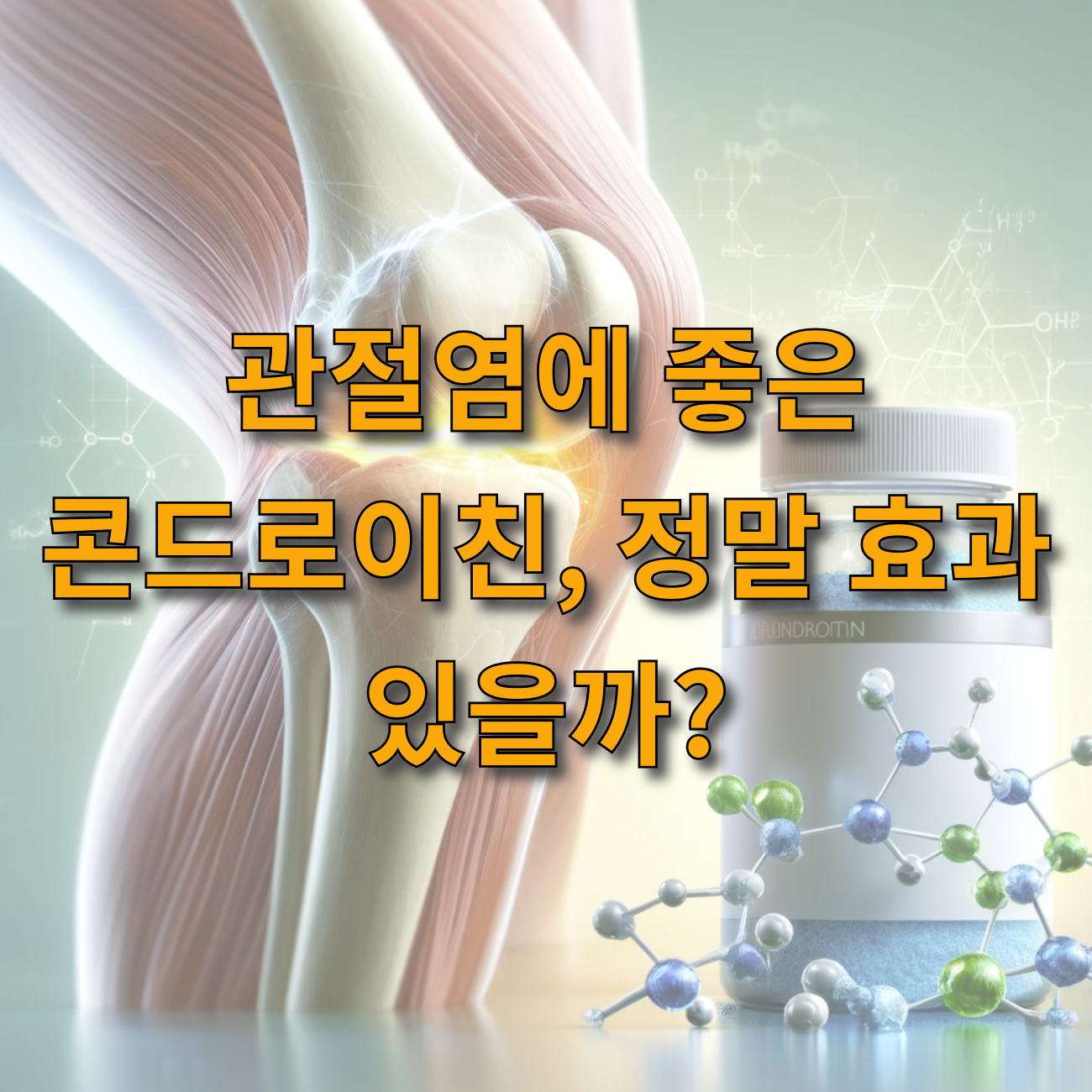 콘드로이친 관절염 효과