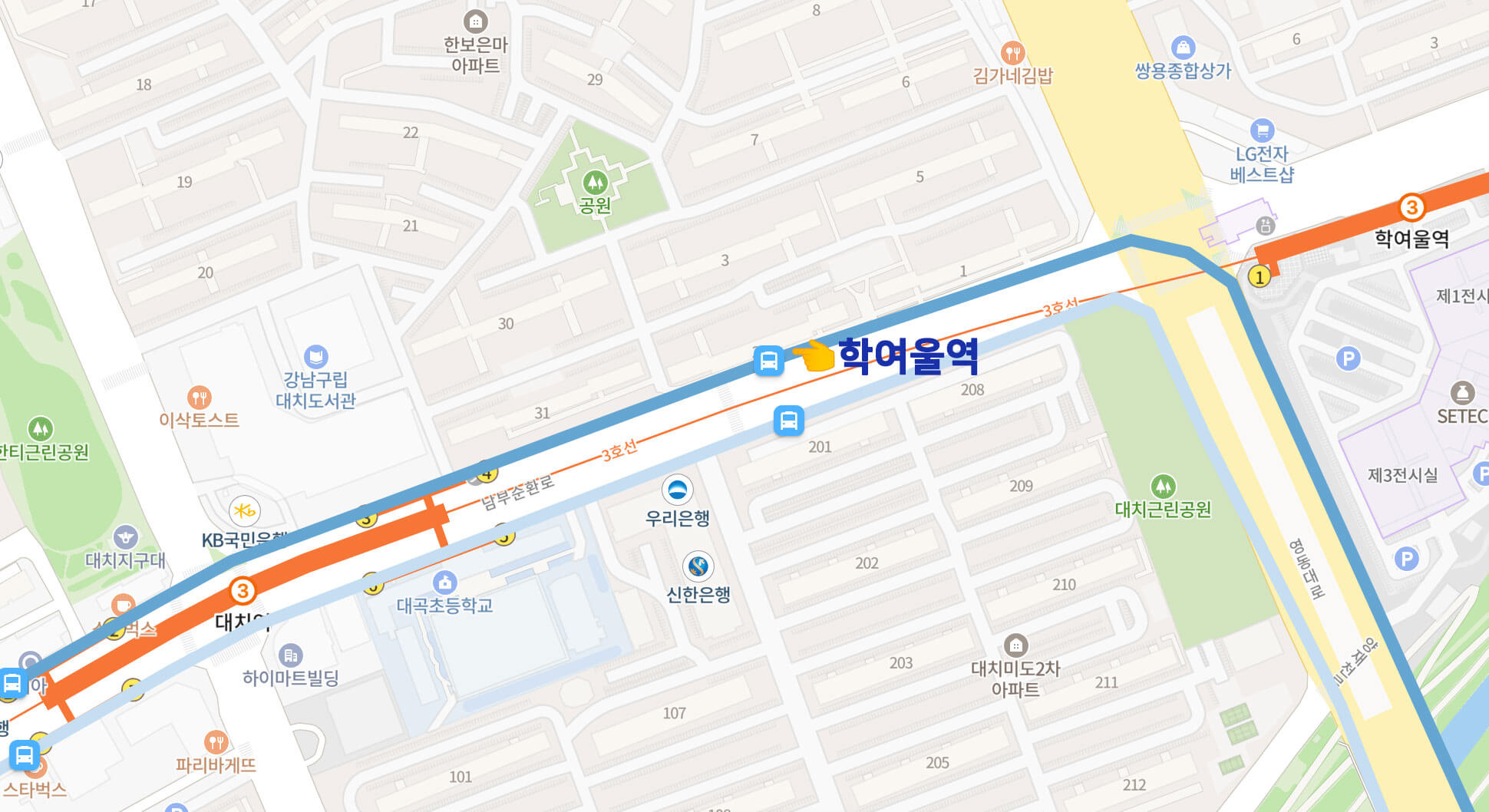 6009공항버스시간표-대치동-가락1동주민센터-헬리오시티-6009번공항버스시간표-송파-대치-강남-논현-신사-인천공항버스-노선도