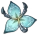 푸른 꽃 날개