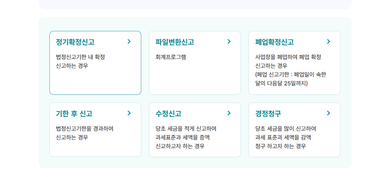 부가세신고기간,신청하는방법