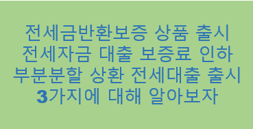전세대출
