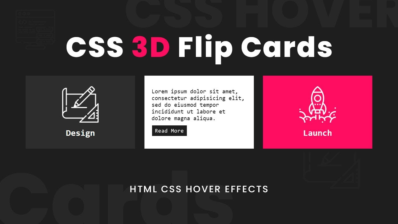  CSS 카드 호버 효과 | 3D 뒤집기