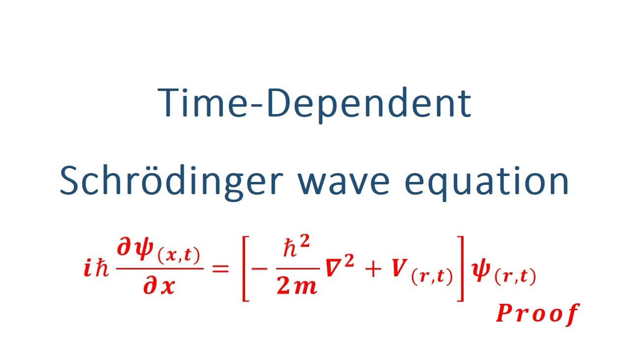 Time-Dependent Schr&ouml;dinger Equation