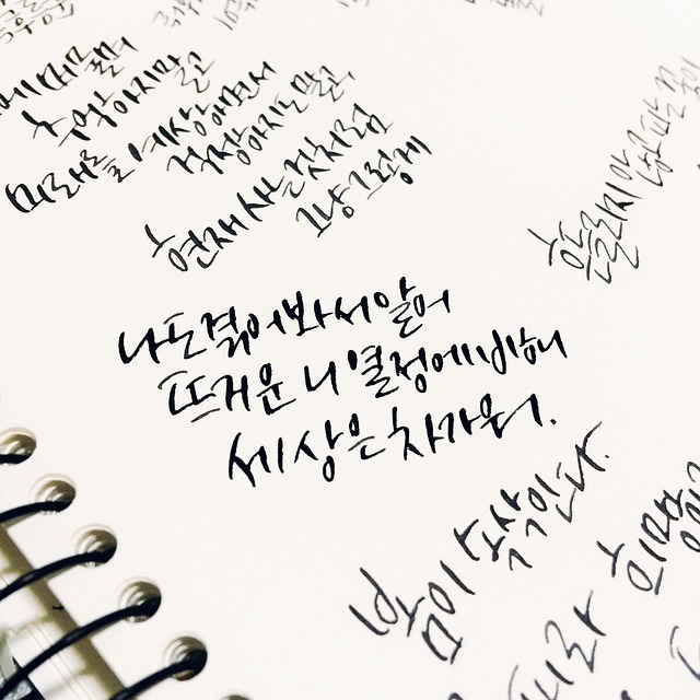 캘리그래피 &amp; 손글씨 연습