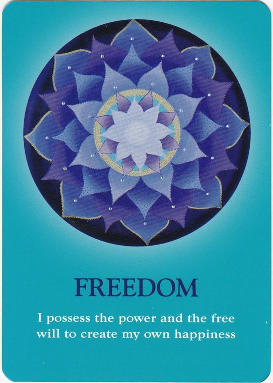 The Soul&#39;s Journey Lesson Cards Freedom 자유 해석