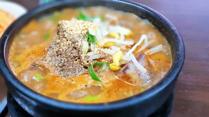 순대국밥 52년 노포 피순대 전골 순대국 수육 순창 맛집