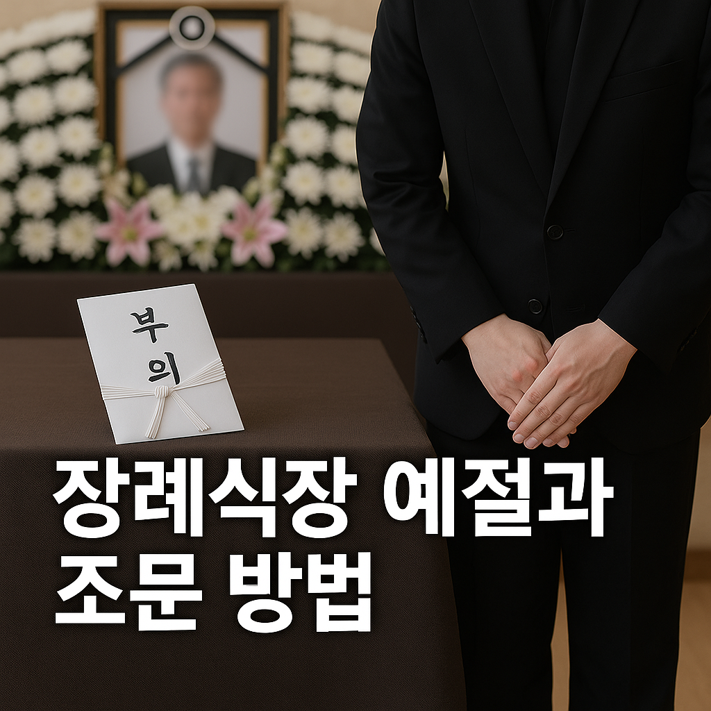장례식장 예절과 조문 방법