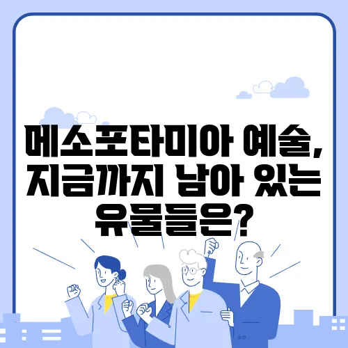 메소포타미아 예술, 지금까지 남아 있는 유물들은?