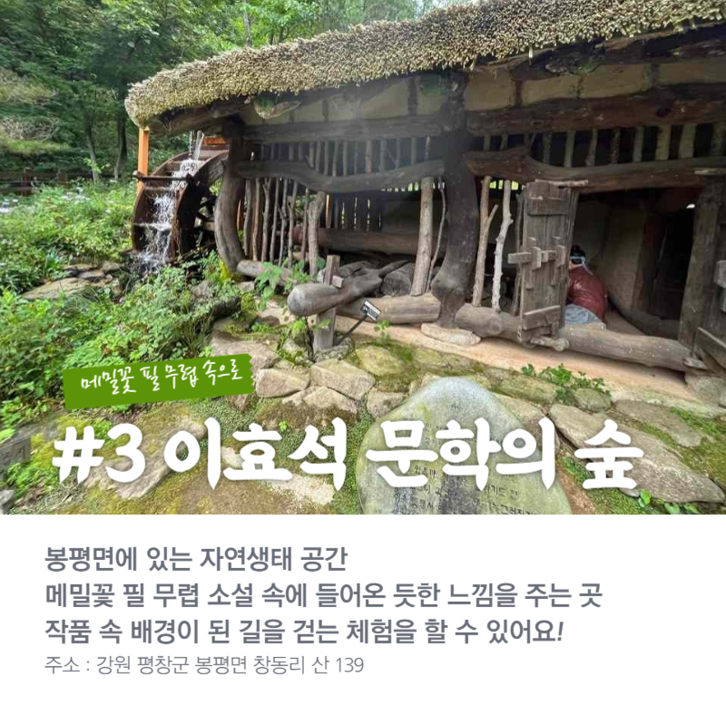 이효석 문학의 숲