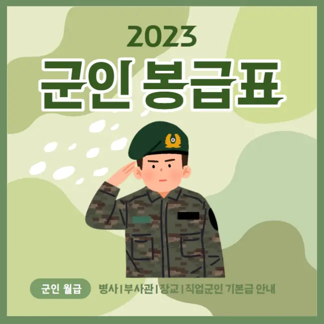 2023-군인-봉급표-월급