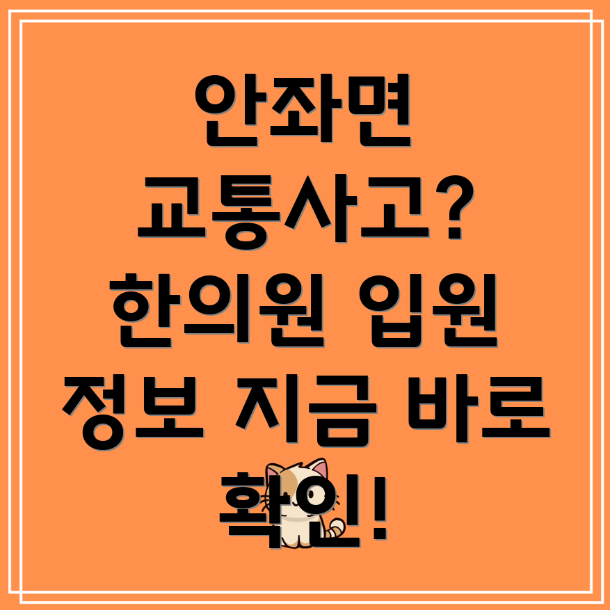 신안군 안좌면 교통사고 한의원