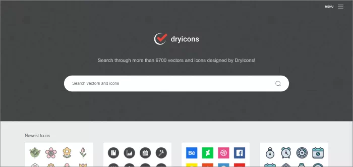 Dryicons 홈페이지