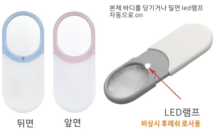 돋보기&#44;휴대용돋보기&#44;돋보기판촉물&#44;LED돋보기