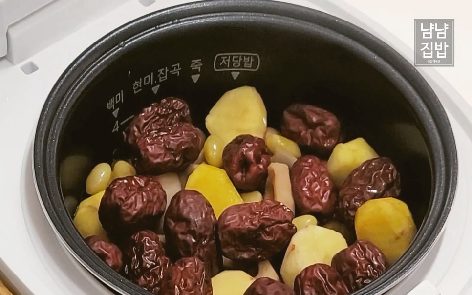 찰밥맛있게만드는 영양밥 만들기 연근밥 영양찰밥 15