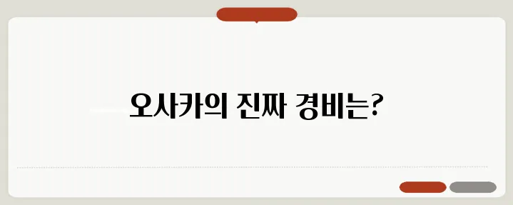 오사카 여행 후기, 실제 경비 공개 &amp; 꿀팁 정리
