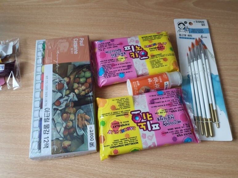 다이소 재료 인센스 홀더 만들기 2