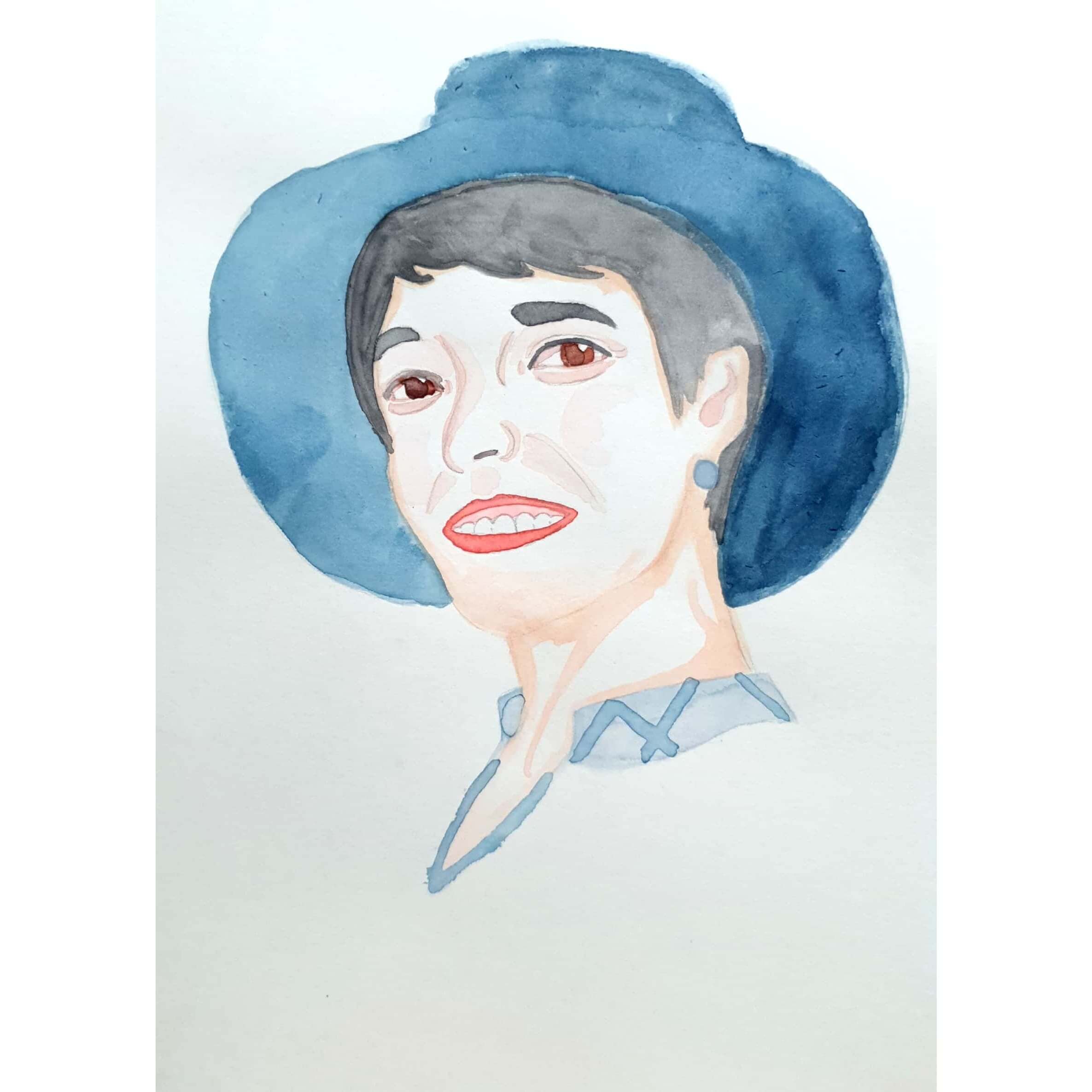  Mom 엄마 / 일러스트 그림 드로잉 / 인물화 그리기