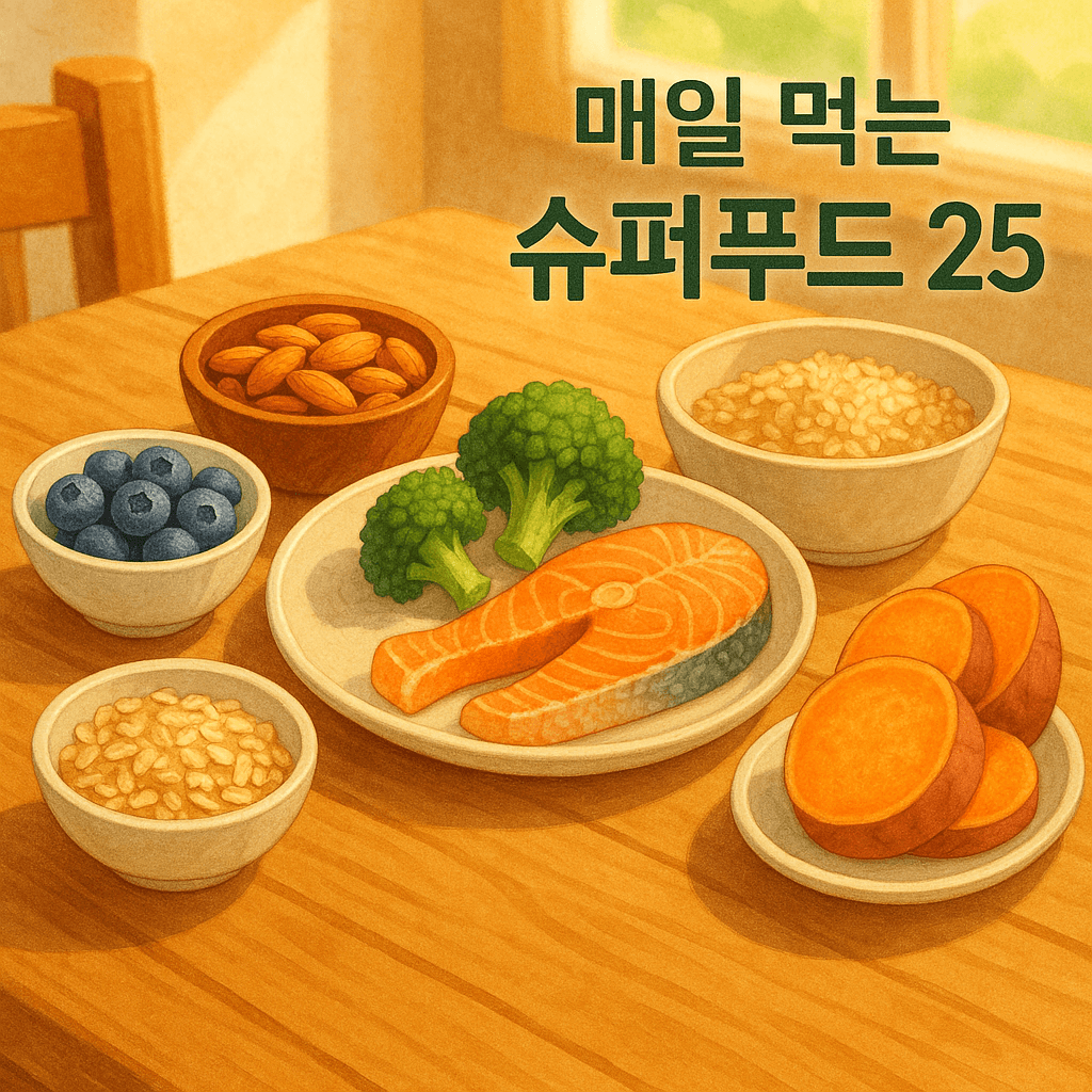 식단이 바뀌면 몸도 바뀐다, 매일 먹기 좋은 슈퍼푸드 25