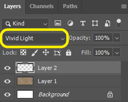 레이어 모드 변경