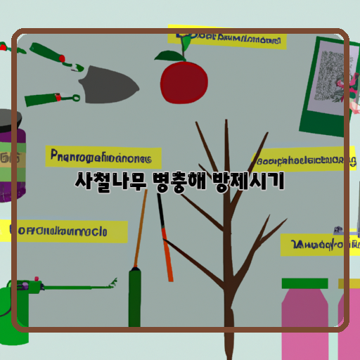  사철나무의 병충해, 적기에 대한 방제 전략 총정리!