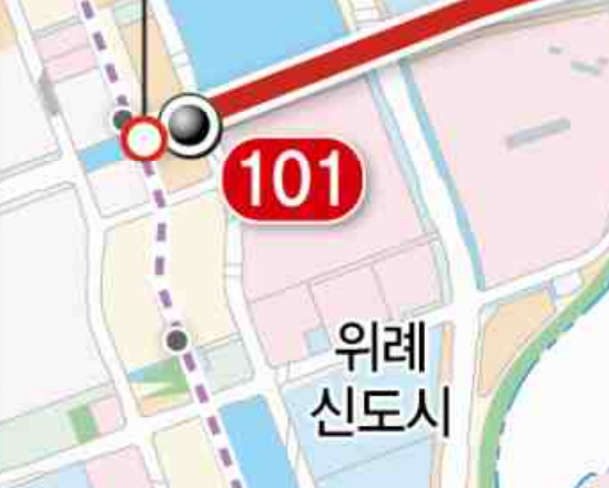  위례신사선 차량기지는 동부지방법원 위 공원