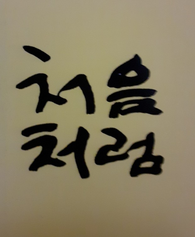  처음 처럼