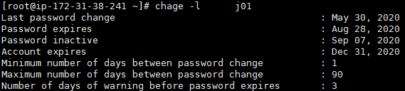 chage -l