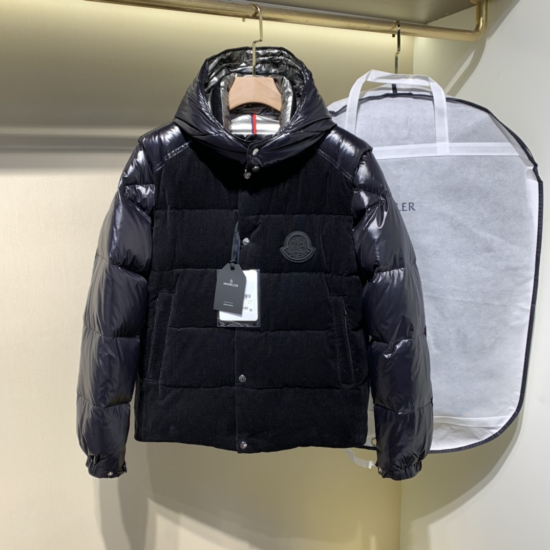  [MONCLER] 몽클레어 코듀로이 다운 패딩 자켓