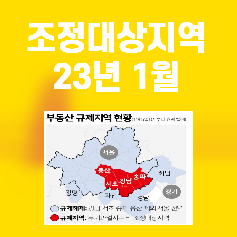  조정대상지역 해제로 어떤 혜택이? : 2023년 기준