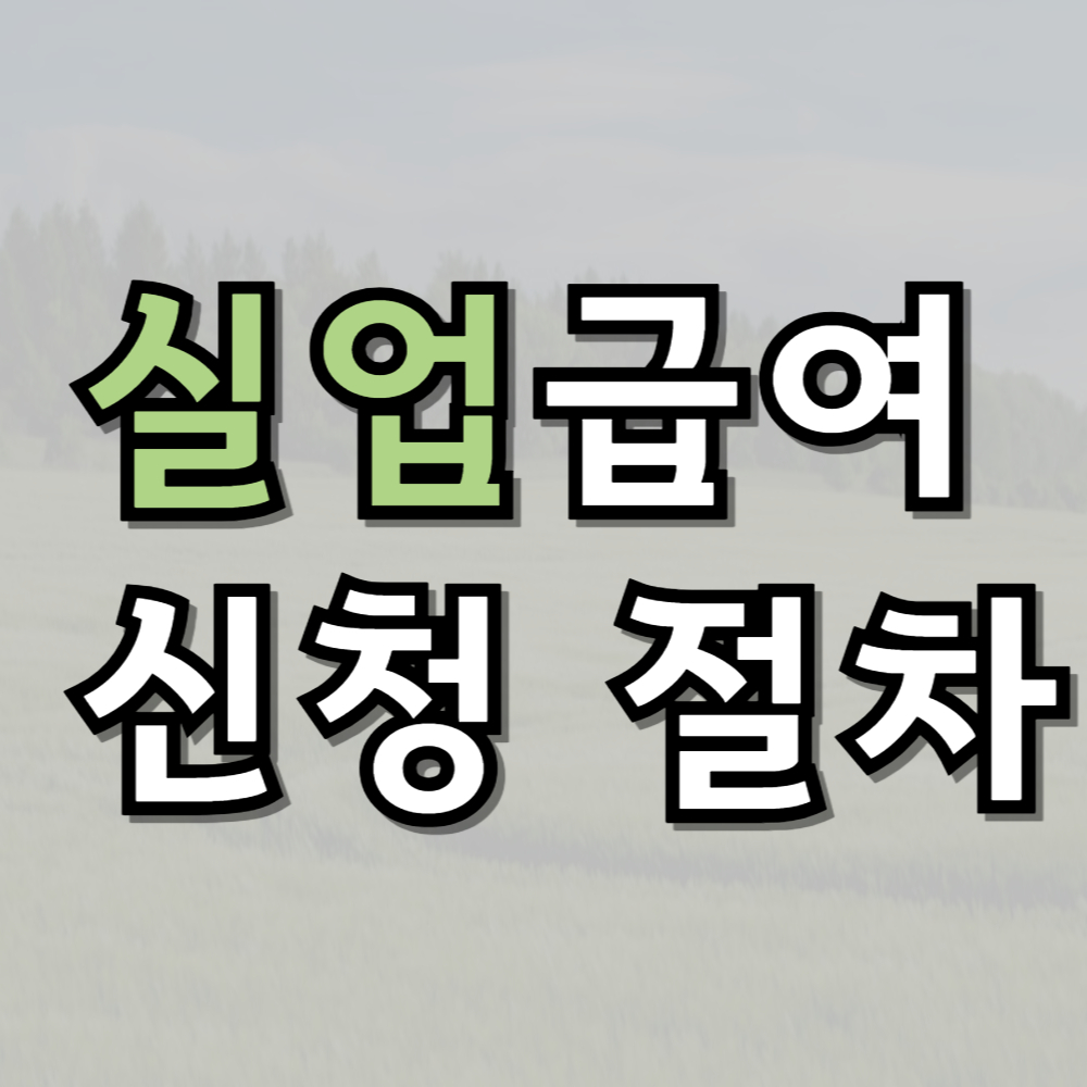 실업급여 신청 절차와 필수 정보