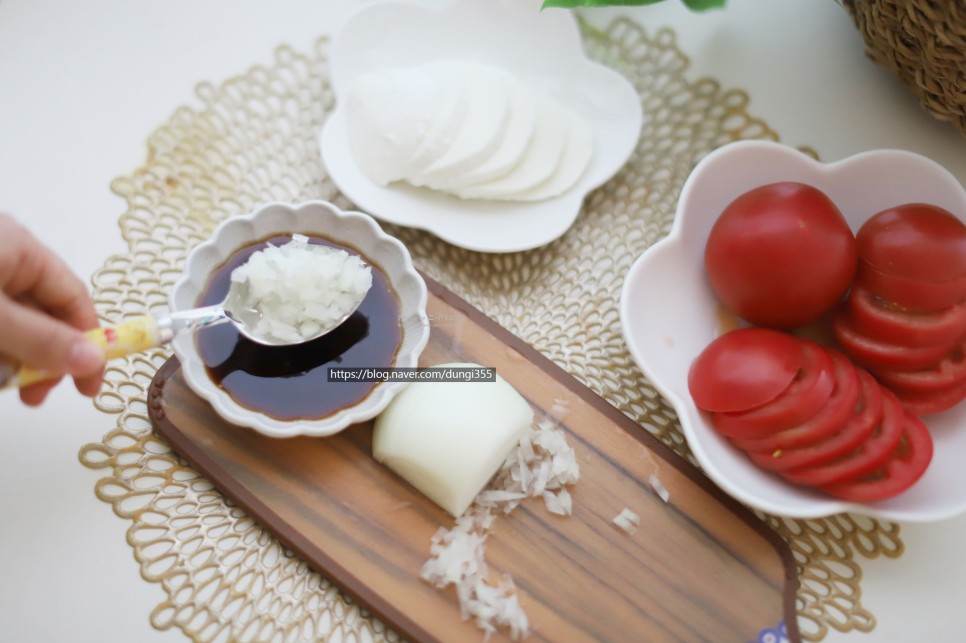 토마토 샐러드 소스 토마토 카프레제 17