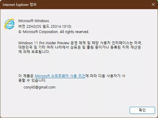 윈도우11 엣지IE 모드 말고 Internet Explorer 사용하는 방법 사진 6